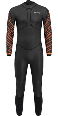 2026 Orca Mens Vitalis Breast Stroke Open Water Swim Back Zip Wetsuit NN2B0501 - Black